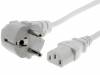 SN311-3/07/1.8W Кабель; угловая вилка CEE 7/7 (E/F), IEC C13 "мама"; 1,8м; белый