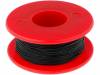 KYNAR30AWG50MB [50 м] Кабель; однопров; Cu; 30AWG; kynar 460 (PVDF); черный; 300В; 50м