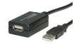 12.99.1110 USB 2.0 Active Repeater Cable USB A Plug - USB A Socket 12m Black