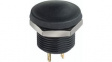 IXP3S12M Pushbutton Switch, 1NO, Momentary Function, Black