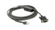 CBA-R41-S12ZAR RS232 Cable, Nixdorf Beetle, 12V Direct Power, 3.6m, Suitable for DS8108/LI2208/