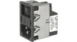 KMF1.1123.11 Разъем: питания AC; гнездо; "папа"; 2А; 250ВAC; IEC 60320; 4мГн