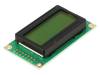 RC0802A-YHY-CSX Дисплей: LCD; алфавитно-цифровой; STN Positive; 8x2; зеленый; LED