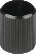 506.613 Аппаратная ручка черный анодированный 17 mm