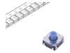 SKRAAQE010 Микропереключатель TACT; SPST; Пол: 2; 0,05A/12ВDC; SMT; 3,4Н
