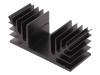 SK 08 37,5 SA, Радиатор: штампованный; ребристый; черный; L:37,5мм; W:88мм, Fischer Elektronik