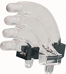 1276.1004, Светодовод для LED; круглая; O3мм; Кол-во мод:4; угловой, двойной, Mentor