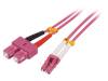 FP4LS20 Разъем: световодный; patchcord; LC, SC; на защелки; Кат: OM4; "папа"
