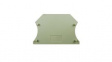 RND 205-01336 End Plate, 55.5mm, Beige