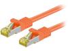 91624 Patch cord; S/FTP; 7; многопров; Cu; LSZH; оранжевый; 5м
