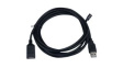 V7E2USB2EXT-03M Extension Cable USB-A Socket - USB-A Plug 3m USB 2.0 Black