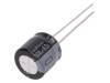 URS1J101MPD, Конденсатор: электролитический; THT; 100мкФ; 63ВDC; O10x9мм; ±20%, NICHICON