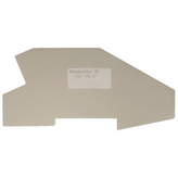 PAP PDL4, End Plate PAP PDL 45 x 1.5 x 100 mm beige, Weidmuller
