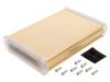 ALUG704GD160-C Корпус: универсальный; Х:113,7мм; Y:169мм; Z:35,2мм; золотистый