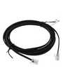 RND 765-00112, Telephone Cable, RJ10 Plug - RJ10 Plug, Flat, 5m, Black, RND Connect