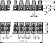 1000/12 DS Клеммные колодки 6 mm² 12Pокрашенный в натуральный цвет