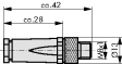 RSMC 3 Plug M8 3-pin