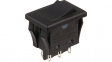 JWMW22RAA ROCKER; DPDT; Пол: 2; ON-ON; 10A/250ВAC; 10A/30ВDC; черный; IP67; нет