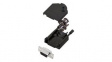 DTZK09-BK-DBS-K DE-09 Socket D-Sub Connector Kit, Zinc Backshell