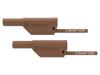 VSFK 8701 / 2.5 / 50 / BR Измерительный провод; 32А; изолированный,с осевым гнездом 4мм