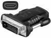 HDMIF-DVIM, Адаптер; вилка DVI-D (24+1), гнездо HDMI, Goobay