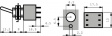 M-2022 Toggle switch on-on 2P