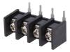 DG55R-B-04P-13-50AH Зажимная рейка для печатных плат; угловой 90°; 10мм; на PCB