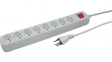 207605218S Multiple socket outlet, 8xJ (T13), 1.5 m