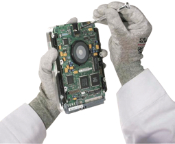 CAMAPUR COMFORT ANTISTATIK 625 brown Size=6/XS, Safety gloves ESD Size=6/XS light brown Pair, KCL