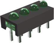 ZSXT042, LED-Array green No. of LEDs=4, SIGNAL-CONSTRUCT