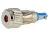 GQ8F-D/R/12, Индикат.лампа: LED; плоский; 12ВDC; Отв: O8мм; IP67; под пайку, Onpow