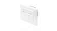 DN-9010-1 Cat6a Network Wall Outlet 1x RJ45 Flush Mount White