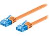 96299 Patch cord; U/UTP; 6a; многопров; Cu; ПВХ; оранжевый