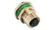 PXMBNI12RPF08APCPG9 Гнездо; M12; PIN:8; "мама"; код A-DeviceNet / CANopen; THT; IP67