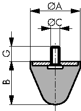 512251, Conical damper, Paulstra