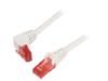 51526 Patch cord; U/UTP; 6; многопров; CCA; ПВХ; белый; 10м; 25AWG
