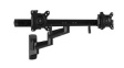 ARMDUALWALL Wall Mount Dual Monitor Arm, 75x75/100x100, 5kg