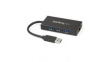 ST3300GU3B  USB Hub, 4x USB A Socket/RJ45 Socket - USB A Plug