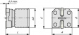 EEETP1V470AP Конденсатор: электролитический; SMD; 47мкФ; 35ВDC; O8x10,2мм