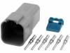 AT04-6P-KIT01 Разъем: провод-провод; AT; вилка; "папа"; Размер:16; 20?16AWG; 13А