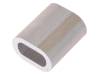 ZLA10 Ferrule; aluminium; for rope; Orope: 10mm; L: 35mm