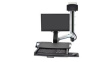 45-272-026 Wall Mount Workstation with Small CPU Bracket, Adjustable, 14.5kg