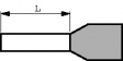 2-966067-0 Обжимной наконечник с выступом серый 4 mm²/12 mm