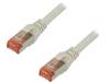DK-1644-020 Patch cord; S/FTP; 6; многопров; Cu; LSZH; серый; 2м