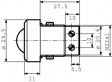RFL-22501SB-24 LED Indicator blue 24...28 VAC/DC