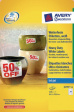 J4773-10 Weatherproof Labels, 10 sheets/240 labels, 63.5 x 33.9 mm, W