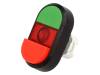 1SFA611141R1101 Переключатель: двойной; 1; 22мм; зелено-красный; Подсвет: MLB-1
