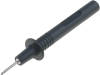 D-4021, Измерительный щуп; 36А; черный; Диам.конца: 2мм; Длина: 115мм, Donau