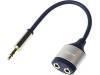 CA1100, Jack 3,5 мм гнездо x2,вилка Jack 3,5мм; 180мм, LOGILINK