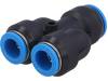 190708, Тройник; редукционный, быстроразъемный; -95?6бар; Мат-л: полимер, Festo